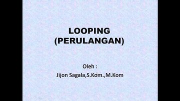 Pengantar Looping di Visual Basic 2010- Bagian 1
