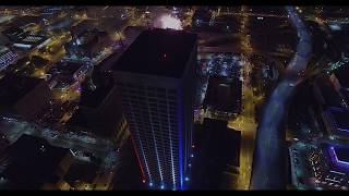 Douglas Development lights up Seneca One!