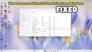 How to removeUninstall OneDrive from Windows