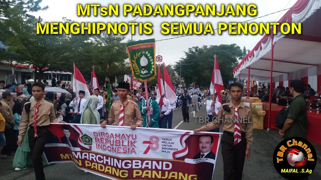 Hari ini MTsN Memukau Pawai 2023 Di Padang Panjang