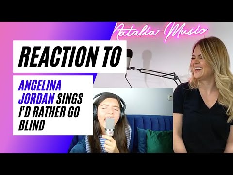Voice Teacher Reacts to Angelina Jordan sings I'd Rather Go Blind