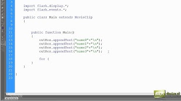 ARMdesign.nl -  Actionscript 3.0 Basic  Lesson 5 for loops