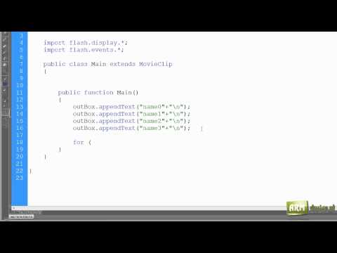ARMdesign.nl -  Actionscript 3.0 Basic  Lesson 5 for loops