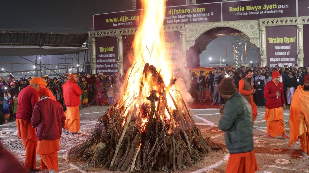 DJJS celebrated Lohri at Kumbh Prayagraj 2019