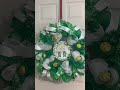 Saint Patrick’s Day wheel wreath and some exciting news