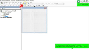 VBA Excel Add properties and Project Section - ConfExcel
