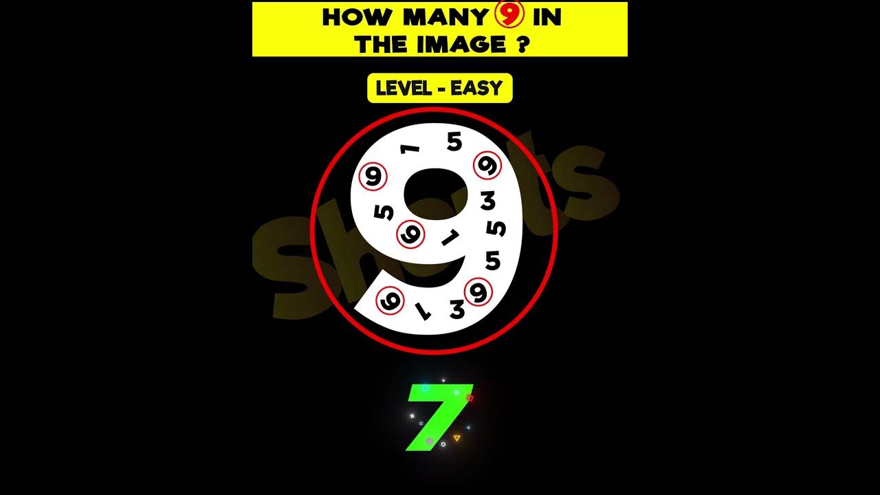how-many-9-in-this-image-test-your-iq-shorts-youtube
