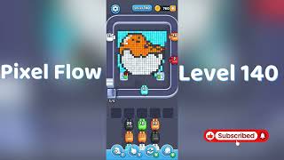 🎮 Pixel Flow Level 140 Walkthrough | Go Answer 🧩✨