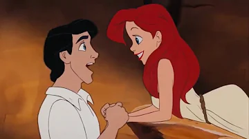 How did Eric fall in love with Ariel?