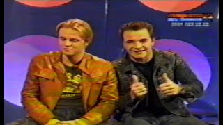 Westlife - TOTP Plus Interview Part 3 - 17th December 2000