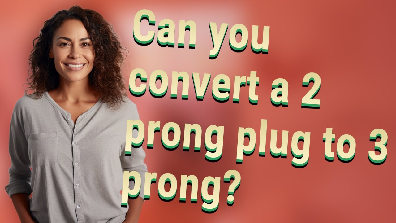 Can you convert a 2 prong plug to 3 prong? - YouTube