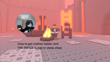 How to get Molten ladder and THE SNITCH badge in Steep steps