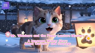 Mr. Whiskers and the Paper Lantern Mystery 🏮 | A Japanese Winter Story About Curiosity and Courage