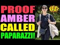 PROOF Amber Heard Called Paparazzi in Spain!?