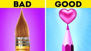 BEST PARENTING LIFE HACKS || Awesome Drawing Tricks And Tips By 123 GO! Series