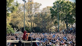 Nina Turner Low Key Torches Warren & Biden At Electric Bernie Rally