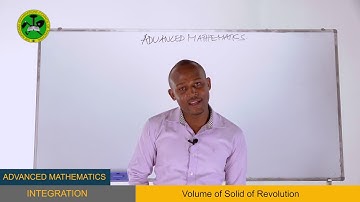 201 ADVANCED MATHS   INTERGRATION   VOLUME OF SOLID OF REVOLUTION