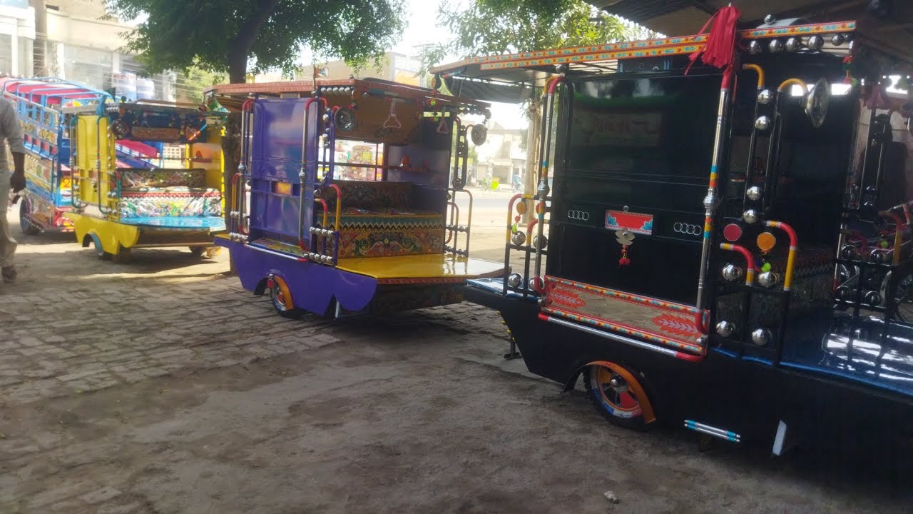 Imran Rind Rickshaw Tanzim Imran Arian trades ki rickshaw body maker burewala special offer ...