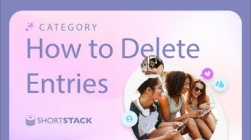 How to Delete Entries