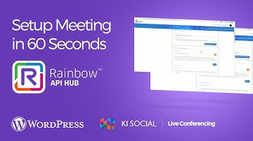 Connect KI Live Video Conference plugin using Rainbow API