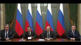 В.Путин дал новогодние указания правительству России 24.12.2015