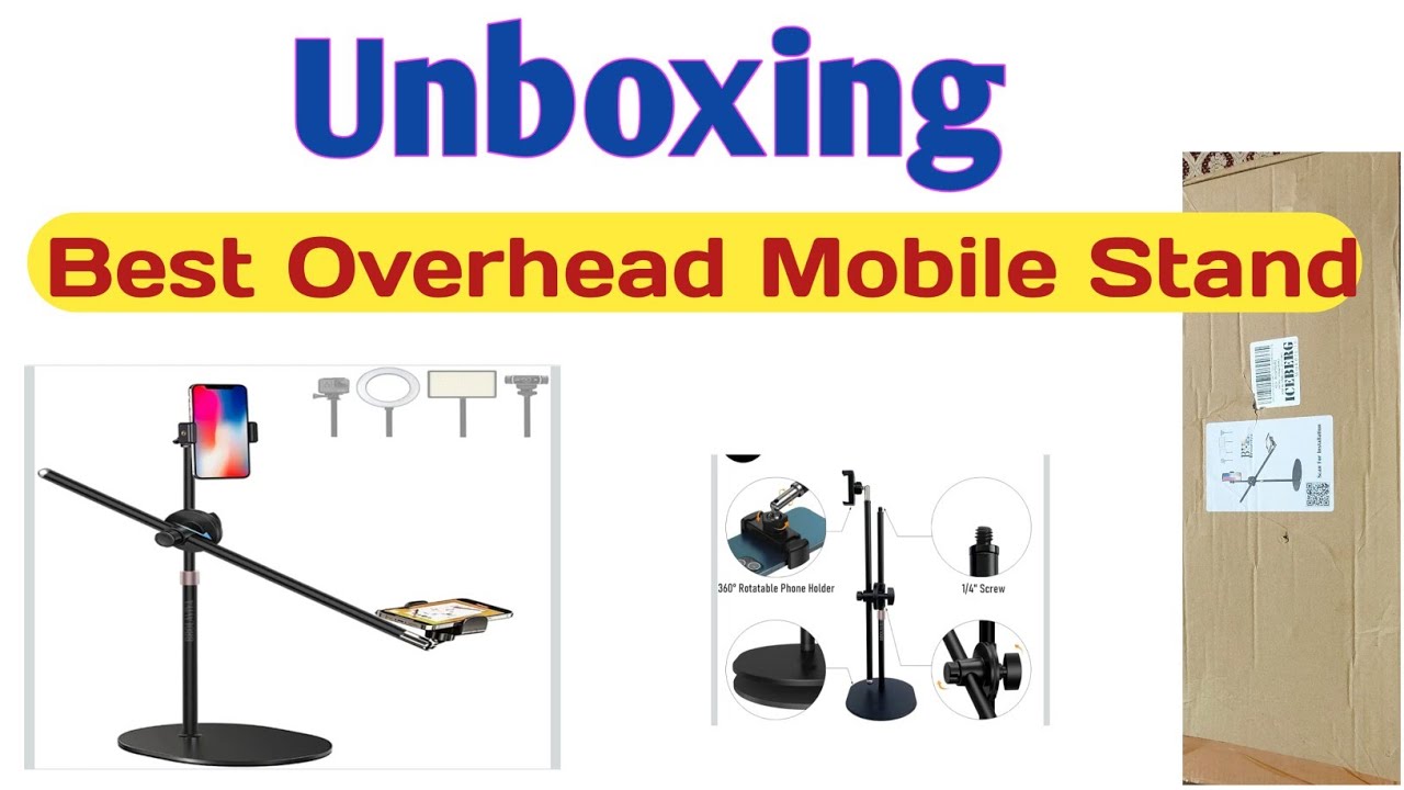 Best Overhead Mobile Stand for youtubers।।mobile stand for youtubers।।