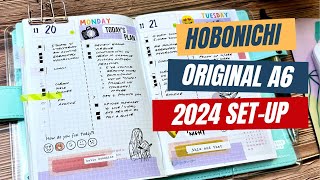 How I Plan to Use the Hobonichi Original A6 2024 Planner | Daily Planning