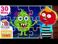 Halloween Jigsaw Puzzle | Children Learning Videos | Hooplakidz Toons