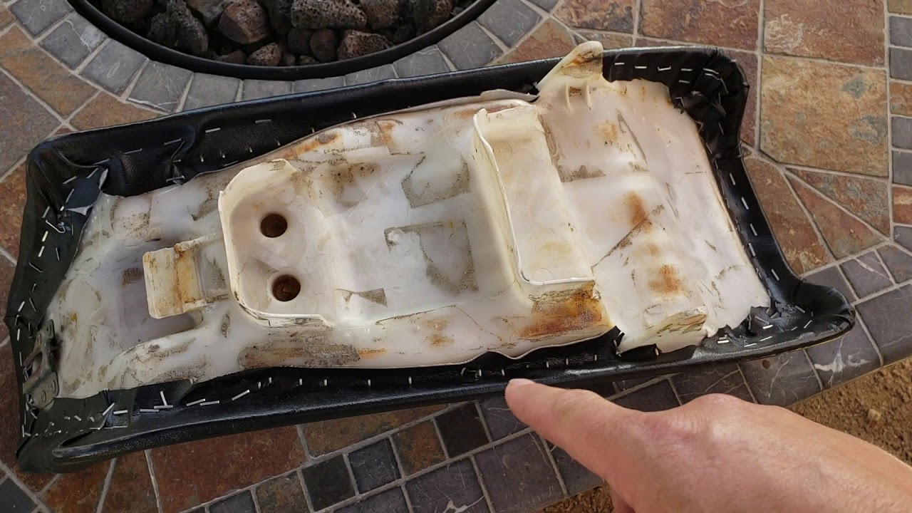 Cheap budget DIY vinyl seat cover ATV dirt bike quad ATC quick fast