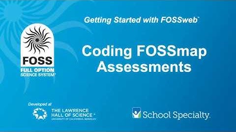FOSSmap Tutorials: Coding FOSSmap Assessments
