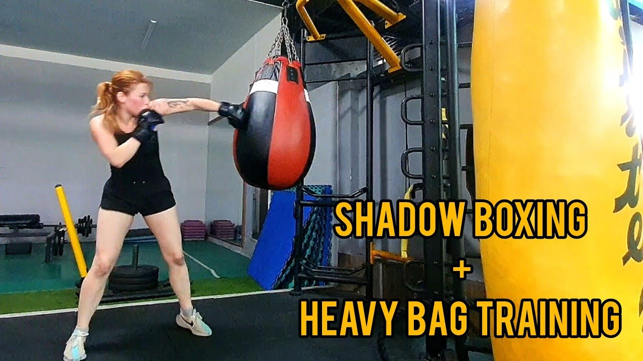 Shadow boxing + Heavy bag TRAINING - YouTube