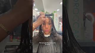 No added hair is the best way✅ #naturalhaircare #naturalhair #braids #miracleknots #curls