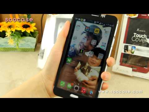 갤럭시노트3 케이스 Galaxy note3 case   재클린 터치커버 수케이스 review