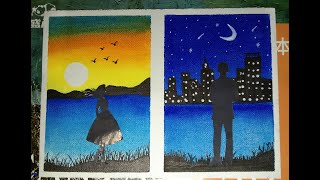 SOFT PASTEL DRAWING FOR BEGINNERS || CANVAS USING SOFT PASTEL screenshot 3
