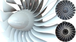 SolidWorks Tutorial #254 : Jet Engine turbine propeller fan (surfacing)