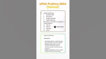 Solved UPSC Prelims 2024 MCQ ✍️ | Can you answer this? | #upsc #upscprelims