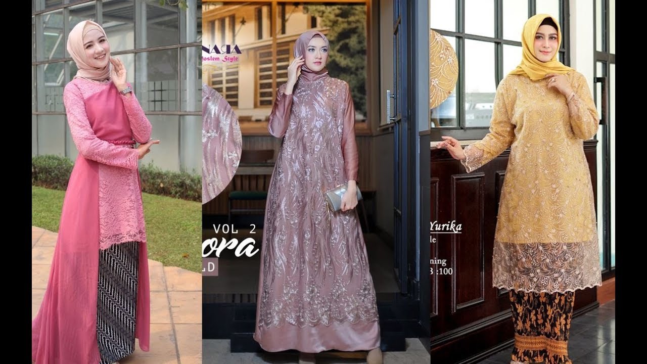 Model Gaun Pesta Terbaru 2019 Hijab