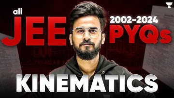 All JEE Main Kinematics PYQs (2002-2024) | Complete Problem Analysis & Solutions