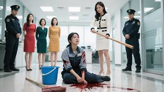 Underestimated cleaner is CEO’s wife! First day, identity revealed, everyone kneels in shock!