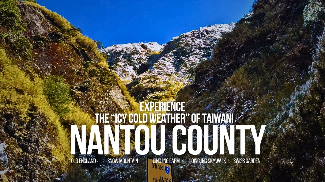 [4K] TAIWAN PART 2 | NANTOU | SNOW MOUNTAIN | QINGJING FARM | SKYWALK | SWISS GARDEN | MODERN TOILET