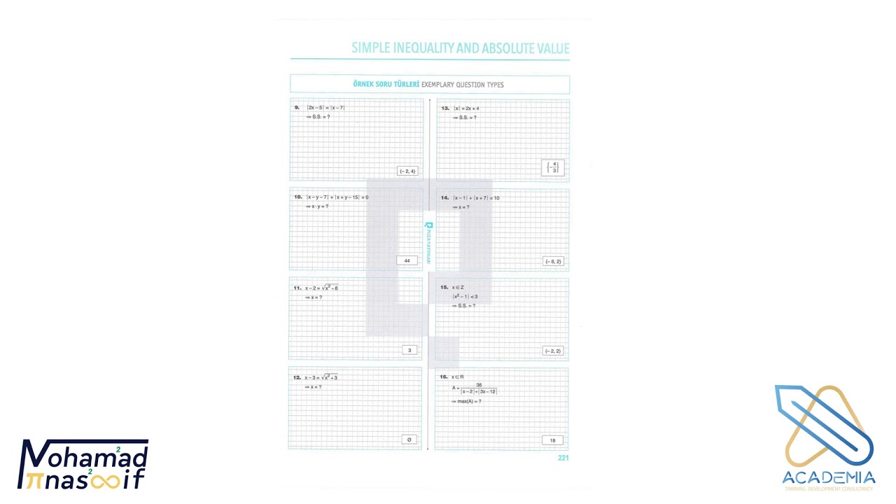 القيمة المطلقة 4 للمستجدين
