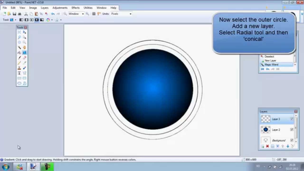 How to make a nice logo in Paint.NET. | CinemaDesigned - YouTube