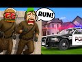 Robbing Rich Houses Ends in a Police Showdown! (Crime Simulator)