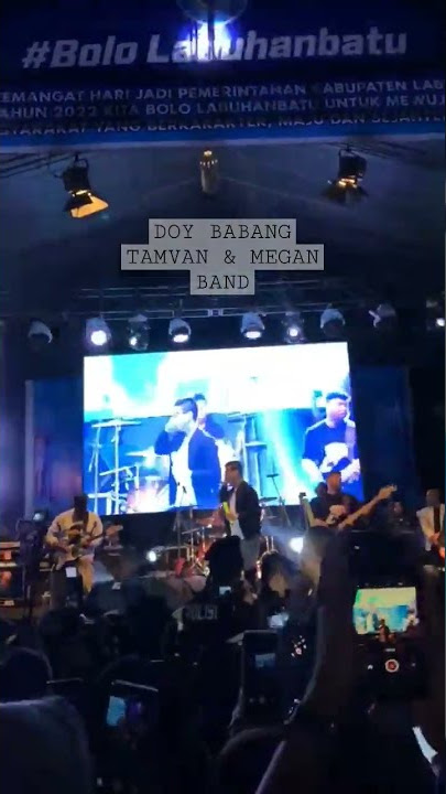 LAGU DOY PECAHKAN SUASANA KONSER ANDIKA MAHESA & MEGAN BAND #short
