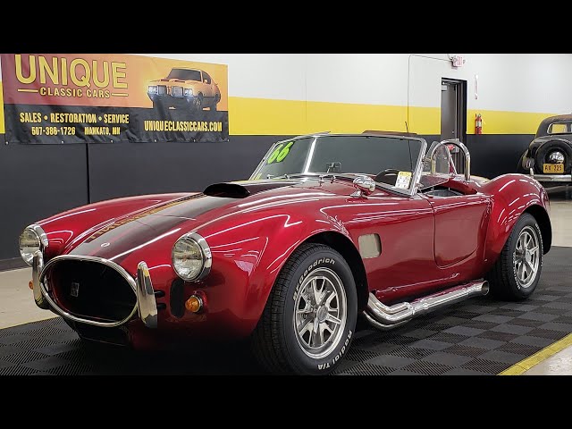 1966 Shelby Cobra Replica | For Sale $39,900 - YouTube