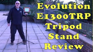 Evolution E1300TRP Tripod Stand Review - A Tripod Stand For The 18v Evolution Flood Light and Fan