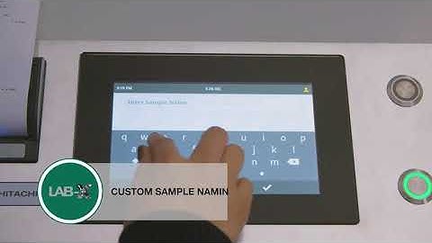 LAB X5000 XRF analyser   One touch measurement