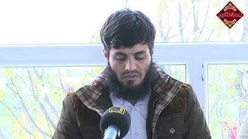 خوش ترين ده نك القارئ رعد محمد الكردي وبطلب من الحضور تلا قارئنا آيات من أواخر سورة إبراهيم..