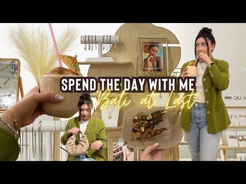 Spend a day with me | school & Bali Themed market