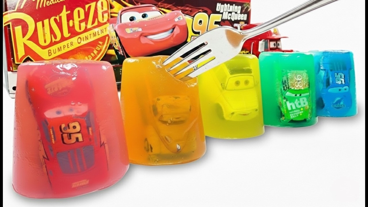 Lightning McQueen Disney Cars! Satisfying Jelly Cutting Tomica Edition vol. 11